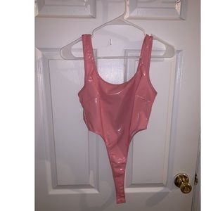 Pink bodysuit